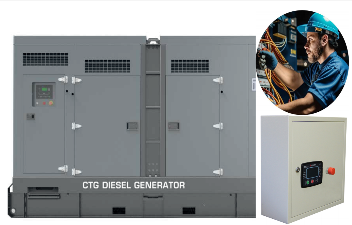Решение "под ключ" с дизельным генератором 32кВт